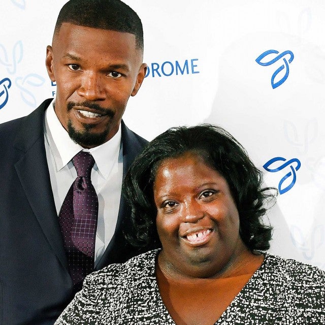 Movie star Jamie Foxx poses on the red carpet with his sister DeOndra Dixon while attending the Global Down Syndrome Foundation's 2016 'Be Beautiful, Be Yourself' fashion show at the Hyatt Regency Hotel on November 12, 2016 in Denver, Colorado. A night of advocacy, and empowerment, the event is the single largest fundraiser benefitting people with Down syndrome in the world, having raised over $12 million to date