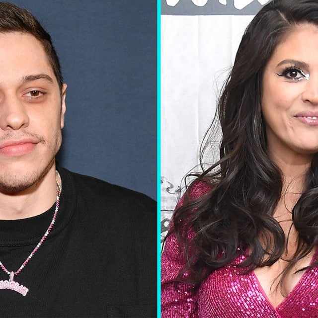 Pete Davidson and Cecily Strong