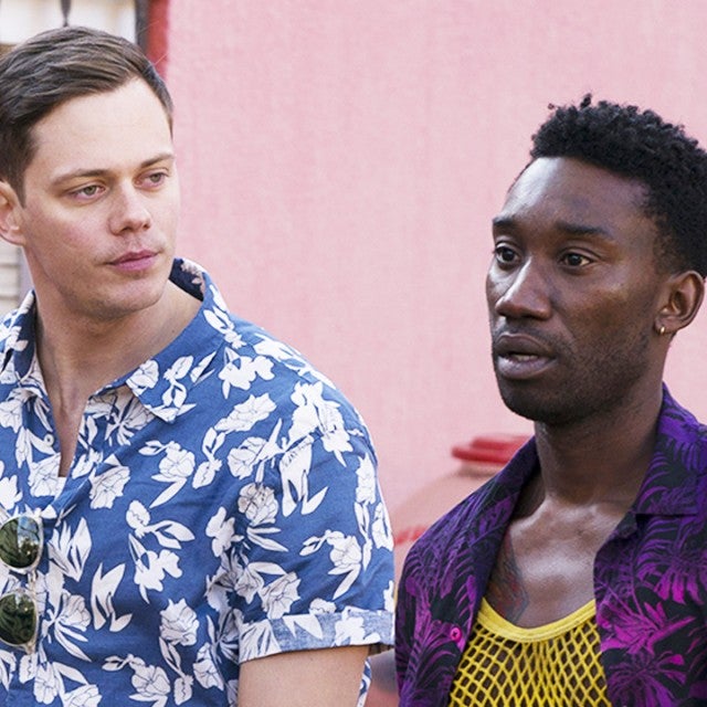 'Soulmates': Bill Skarsgard and Nathan Stewart-Jarrett Have an Unexpected Layover (Exclusive Clip)