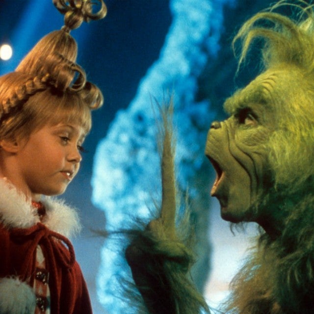 Taylor Momsen and Jim Carrey in 'How the Grinch Stole Christmas'