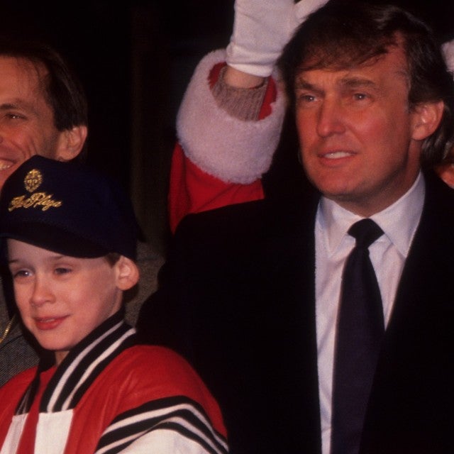Macaulay Culkin and Donald Trump