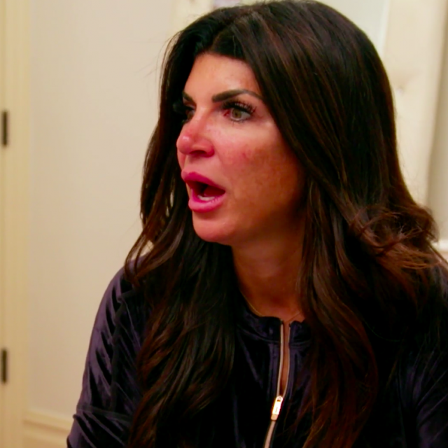 Teresa Giudice is shocked to learn her ex-husband Joe knows she has a boyfriend on The Real Housewives of New Jersey