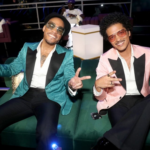 Anderson .Paak and Bruno Mars attend the BET Awards 2021 at Microsoft Theater on June 27, 2021 in Los Angeles, California. 