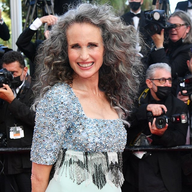 Andie MacDowell attends the "Annette" screening and opening ceremony during the 74th annual Cannes Film Festival on July 06, 2021 in Cannes, France.