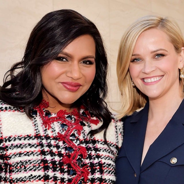 Actor & Writer Mindy Kaling and honoree Reese Witherspoon attend The Hollywood Reporter's Power 100 Women in Entertainment at Milk Studios on December 11, 2019 in Hollywood, California. 