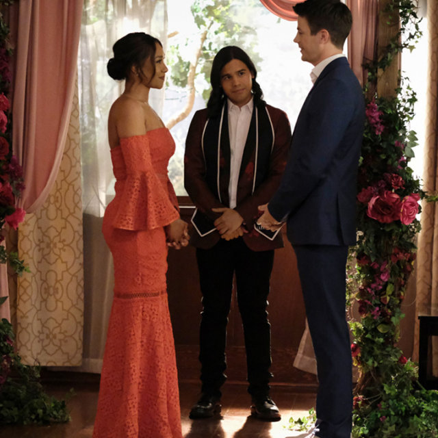The Flash Barry and Iris Renew Vows Hero