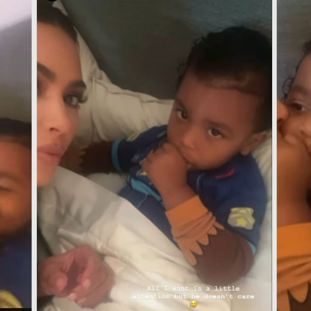 Watch Kim Kardashian's Son Psalm IGNORE Her!