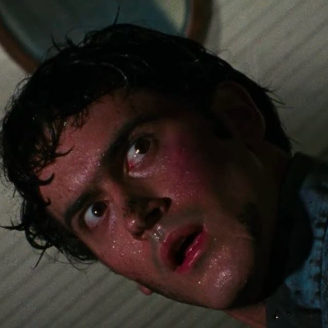Bruce Campbell in 'The Evil Dead.'