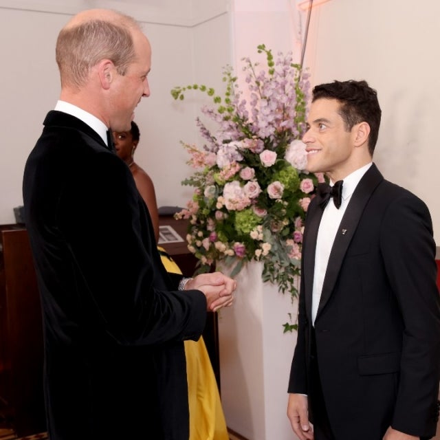 Prince William and Rami Malek