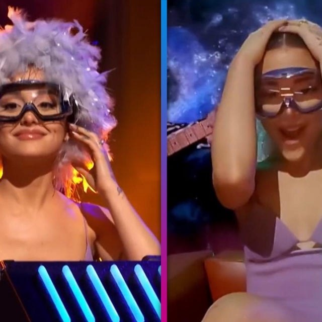 Watch Ariana Grande's Wig Fly Off During Music Trivia Game!