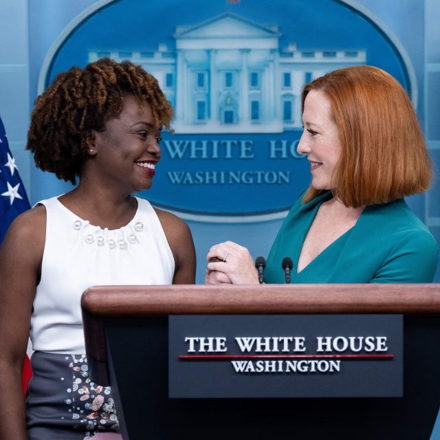 New White House Press Secretary Karine Jean-Pierre is introduced by Former Secretary Jen Psaki