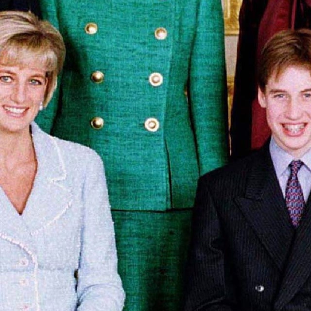 Princess Diana and Prince William 