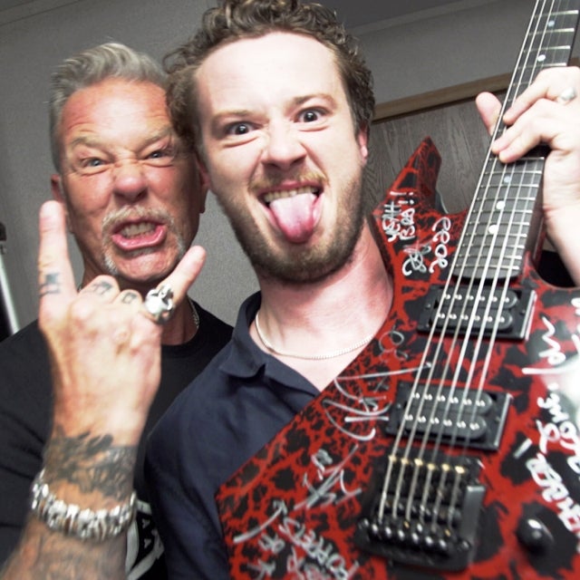 James Hetfield and Joseph Quinn Metallica