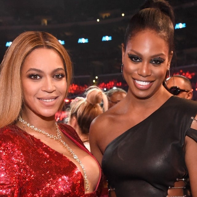 Beyonce and Laverne Cox