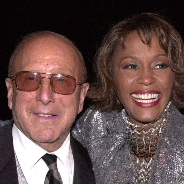 Clive Davis and Whitney Houston 