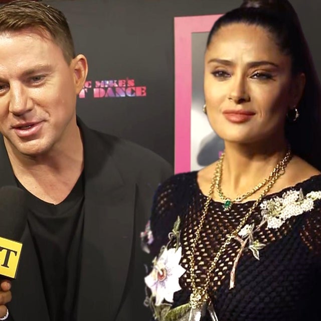 Channing Tatum Praises Co-Star Salma Hayek at ‘Magic Mike’s Last Dance’ Premiere (Exclusive)