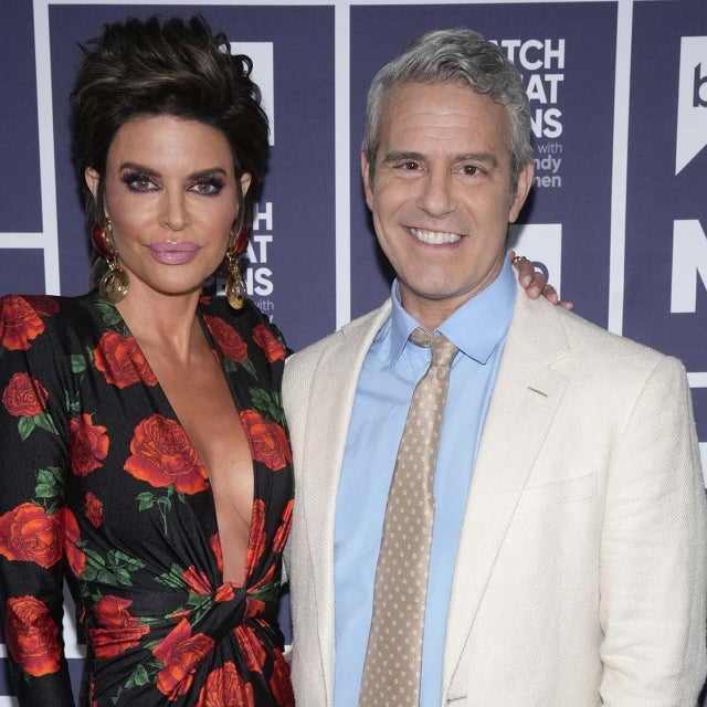 Lisa Rinna and Andy Cohen