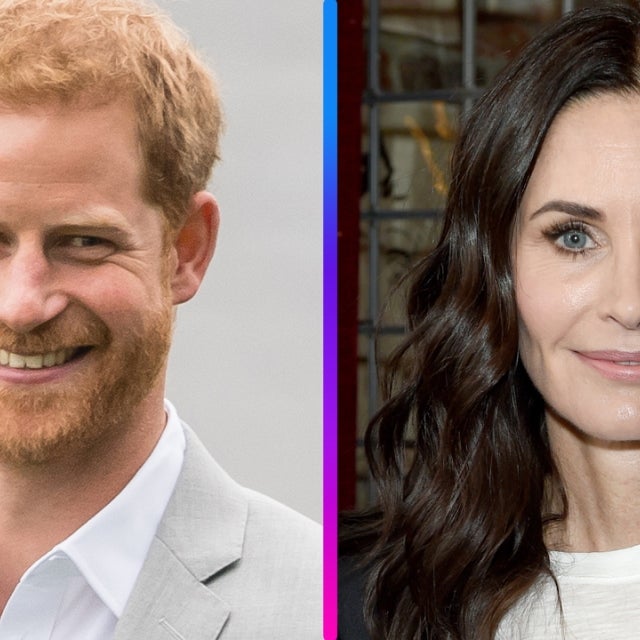 Prince Harry and Courteney Cox