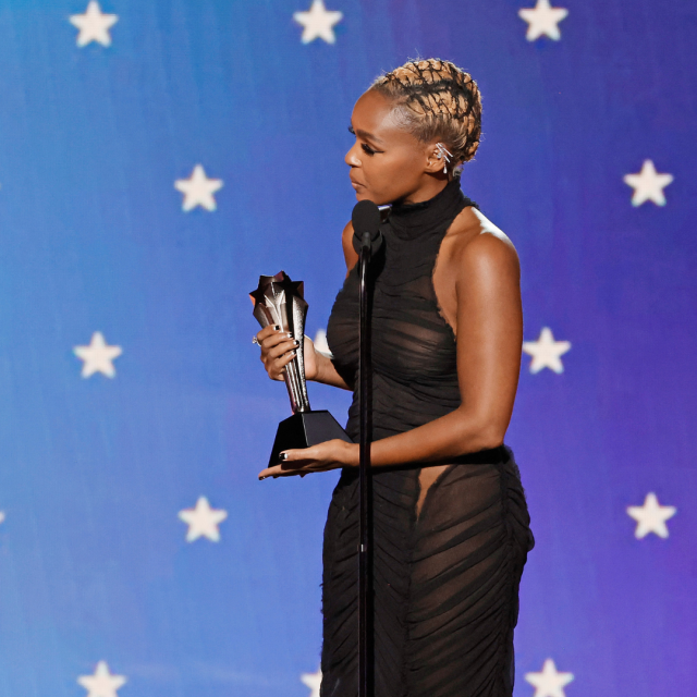 Janelle Monáe receives the SeeHer award at Critic's Choice Awards