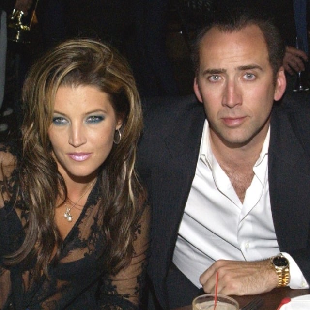 Lisa Marie Presley and Nicolas Cage