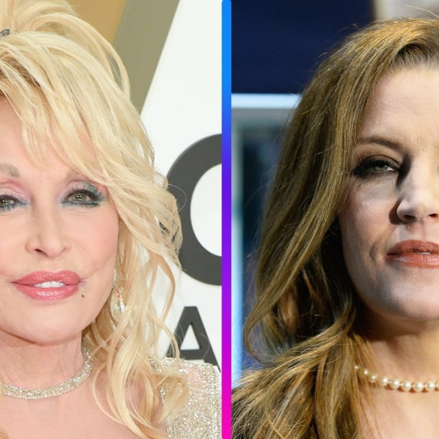 Dolly Parton and Lisa Marie Presley 