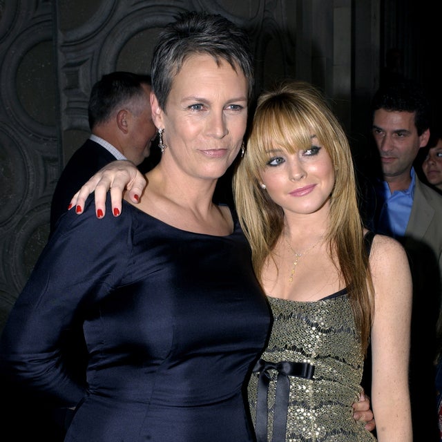 Jamie Lee Curtis and Lindsay Lohan during Premiere of "Freaky Friday" at El Capitan Theater in Hollywood, California, United States.