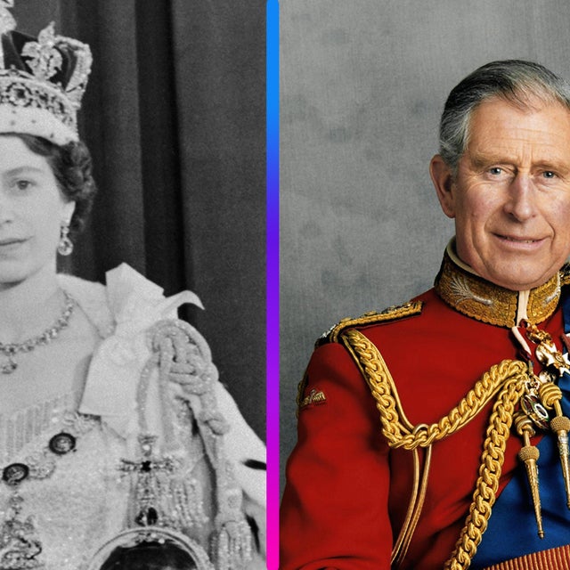 Queen Elizabeth and King Charles