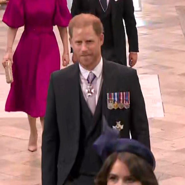 Watch Prince Harry Arrive to King Charles' Coronation