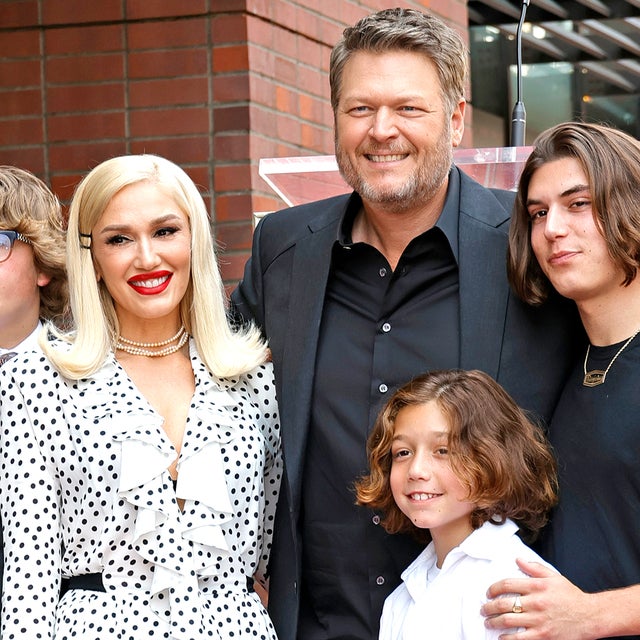 Gwen Stefani and Sons Support Blake Shelton at His Hollywood Walk of Fame Ceremony