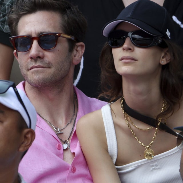Jake Gyllenhaal attends French Open During Rare Outing with Girlfriend 