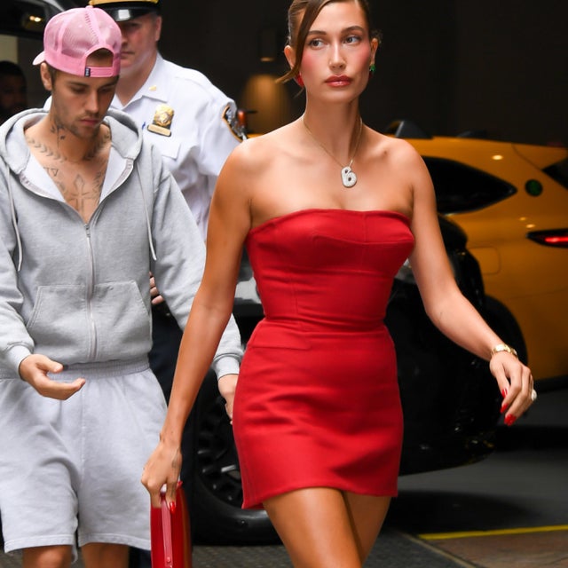 Justin Bieber Supports Hailey Bieber During Outing in NYC