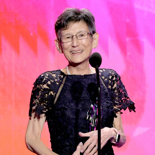 Lynn Davis (Cooking with Lynja) accepts the Food Award onstage during the 2022 YouTube Streamy Awards at The Beverly Hilton on December 04, 2022 in Beverly Hills, California.