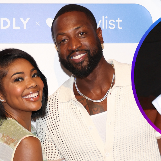 Gabrielle Union and Dwyane Wade and Kaavia