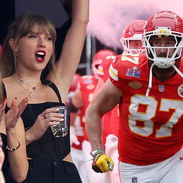 Super Bowl LVIII: Watch Taylor Swift CHEER on Travis Kelce