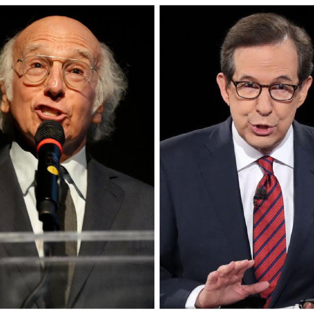 Larry David and Chris Wallace