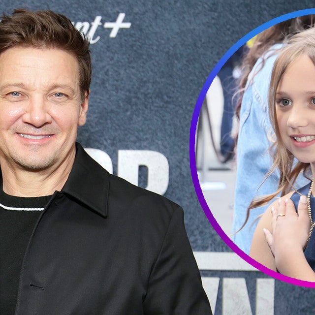 Jeremy Renner and his daughter, Ava