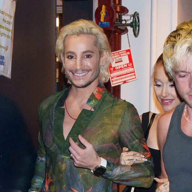 Frankie Grande and Ariana Grande are seen leaving CSC theater on July 16, 2024 in New York City.
