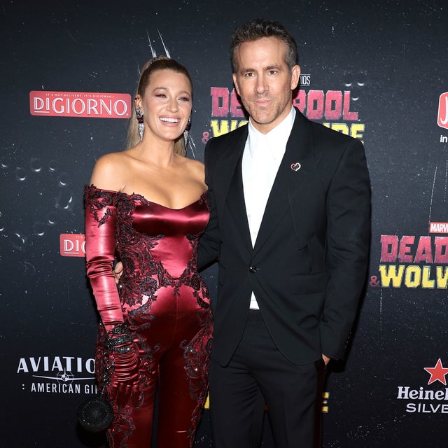 Blake Lively and Ryan Reynolds attend the "Deadpool & Wolverine" New York Premiere on July 22, 2024 in New York City