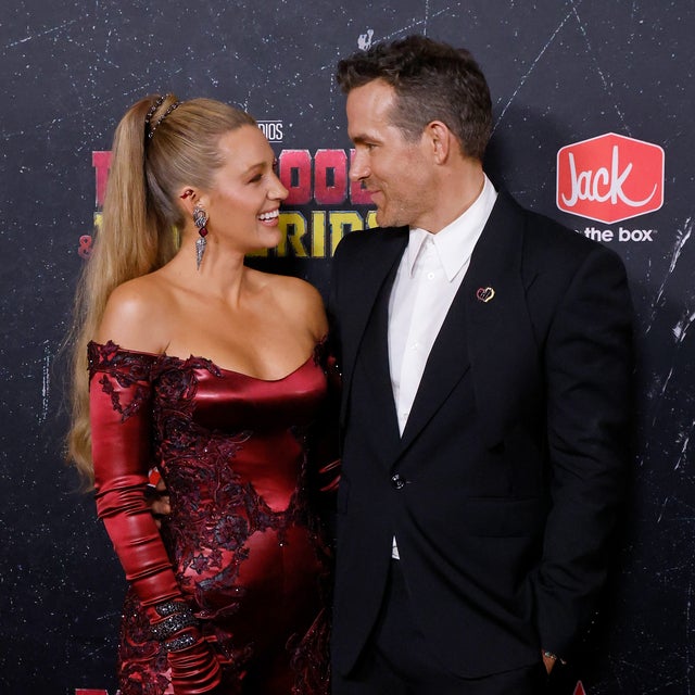  Blake Lively and Ryan Reynolds attend the world premiere of "Deadpool & Wolverine" at Lincoln Center on July 22, 2024 in New York City.