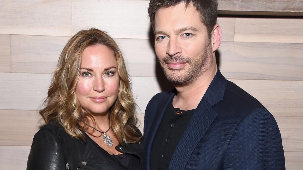 Jill Goodacre and Harry Connick Jr.