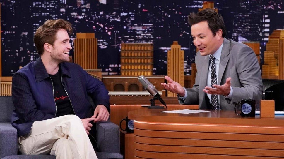 Robert Pattinson and Jimmy Fallon on The Tonight Show on June 20