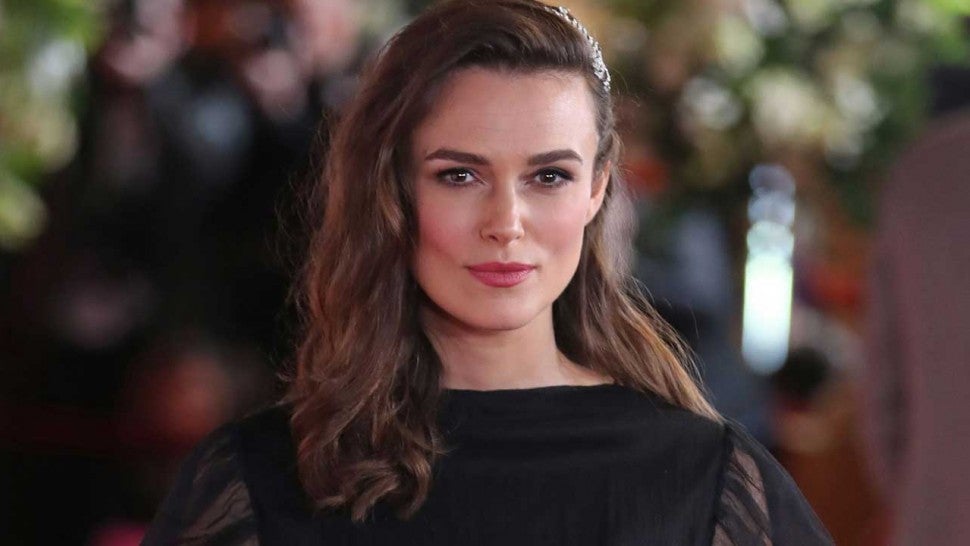 Keira Knightley at the red carpet premiere of 'The Aftermath' in London, England on Feb. 18.