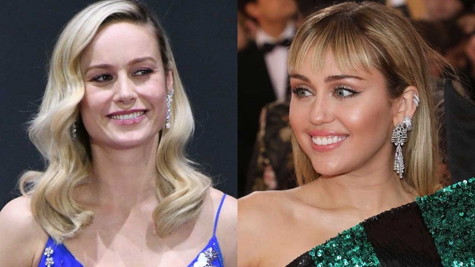 Brie Larson and Miley Cyrus