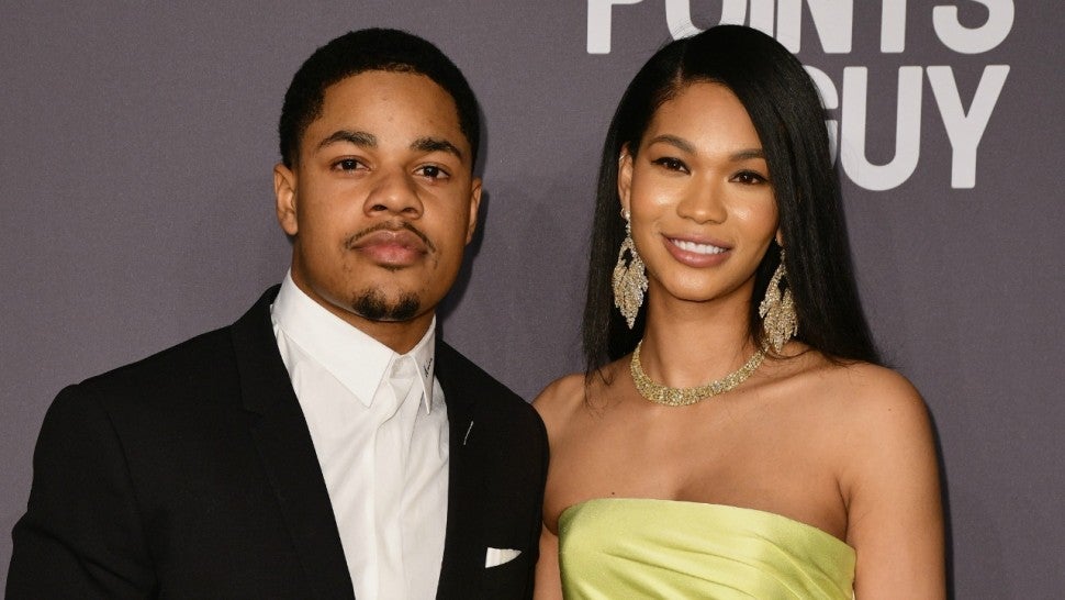 Sterling Shepard and Chanel Iman