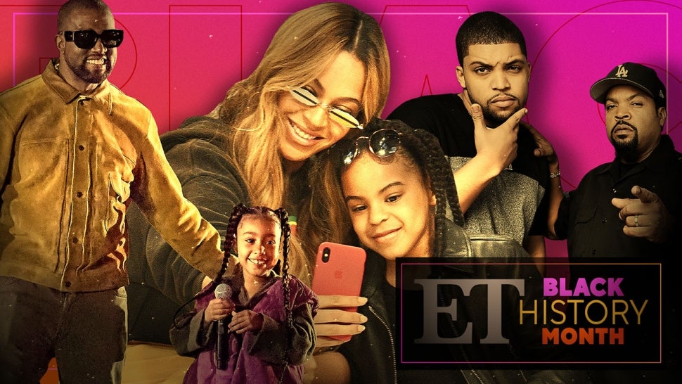 Celebrities and their children Black History Month