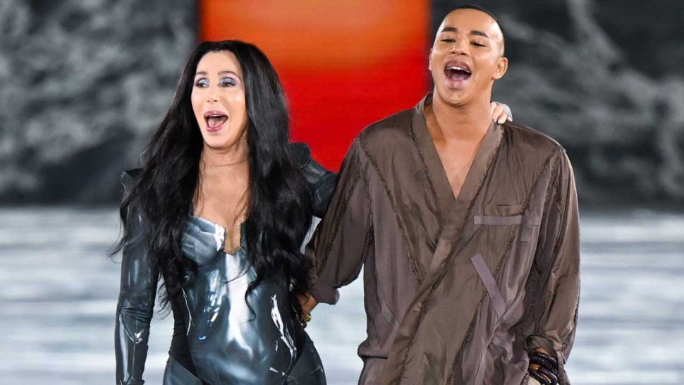 Cher and Olivier Rousteing