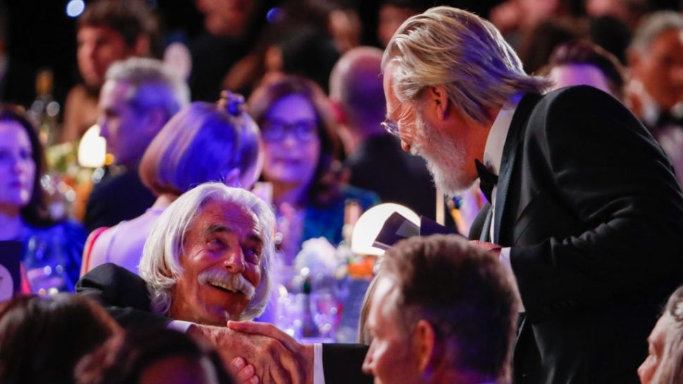 Sam Elliot and Jeff Bridges shake hands at the 29th Annual Screen Actors Guild Awards